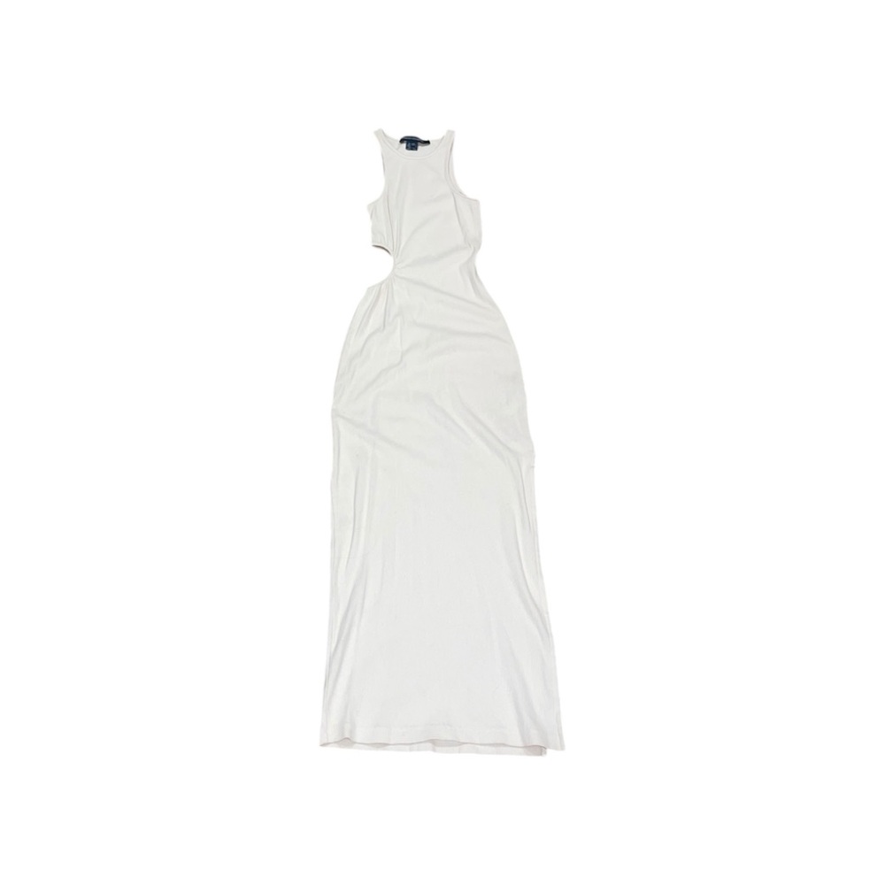 French connection cream midi dress